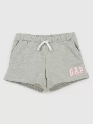 Detské kraťasy GAP LOGO SWEATSHORTS 890984-00 LIGHT HEATHER GREY