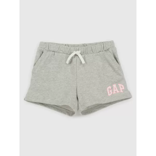  Detské kraťasy GAP LOGO SWEATSHORTS 890984-00 LIGHT HEATHER GREY 