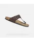 Pánske šľapky GEOX SANDAL GHITA G002573 TMAVO HNEDÁ