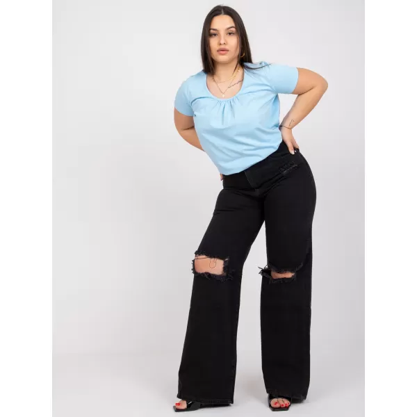  Dámske tričko BASIC FEEL GOOD RV-TS-6320.85P LIGHT BLUE 