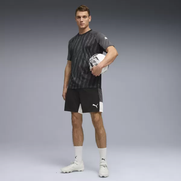  Pánske funkčné tričko PUMA INDIVIDUALLIGA GRAPH JERSEY 660578_03 PUMA ČIERNA/PUMA BIELA 
