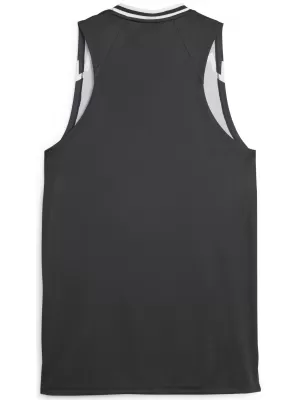 Pánske funkčné tričko PUMA HOOPS TEAM GAME JERSEY 676628-01 PUMA ČIERNA