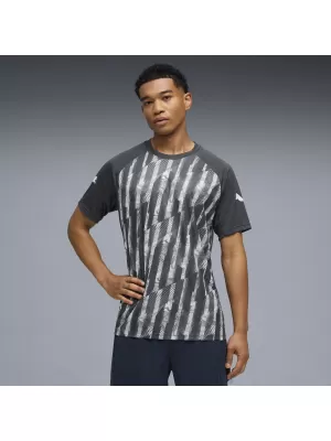 Pánske funkčné tričko PUMA INDIVIDUALLIGA GRAPH JERSEY 660578_02 MINERÁL KOBALT/PAROŠEDÝ