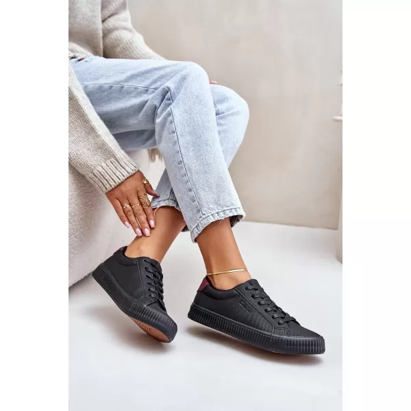  Dámske tenisky BIG STAR OO274A462 BLACK Big Star Shoes 
