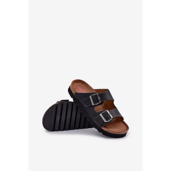  Pánske šľapky BIG STAR NN174531 BLACK Big Star Shoes 