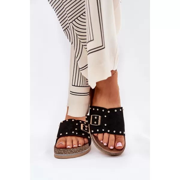  Dámske šľapky BOTO NUSITHIA 36433 BLACK 