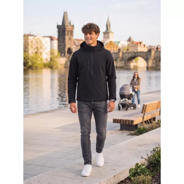  Pánska softshellová bunda ALTISPORT NoPrint NP/ALM845 EBONY GRAY 