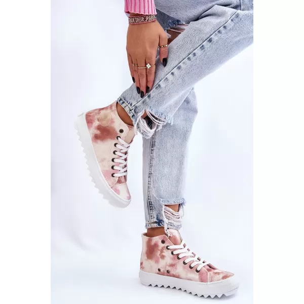  Dámske tenisky BIG STAR LL274048 BEIGE/NUDE Big Star Shoes 