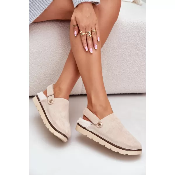  Dámske šľapky BOTO LINNEOLA 34719 BEIGE 