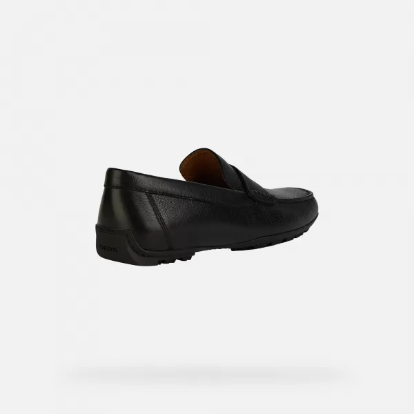  Pánske mokasíny GEOX KOSMOPOLIS + GRIP G002600 ČIERNA 