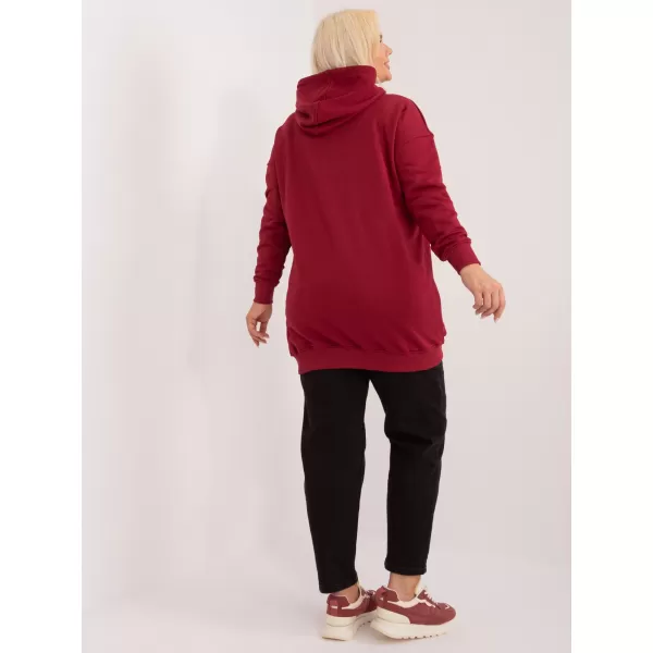  Dámska mikina BASIC FEEL GOOD RV-BL-6338.19X BURGUNDY 