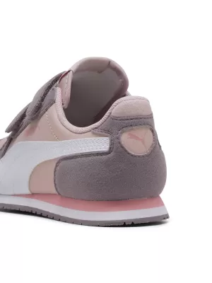 Detská obuv PUMA CABANA RACER SL 20 V PS 383730-22 FIALOVÁ HMLA/BIELY/SLIVKOVÝ LEKVÁR