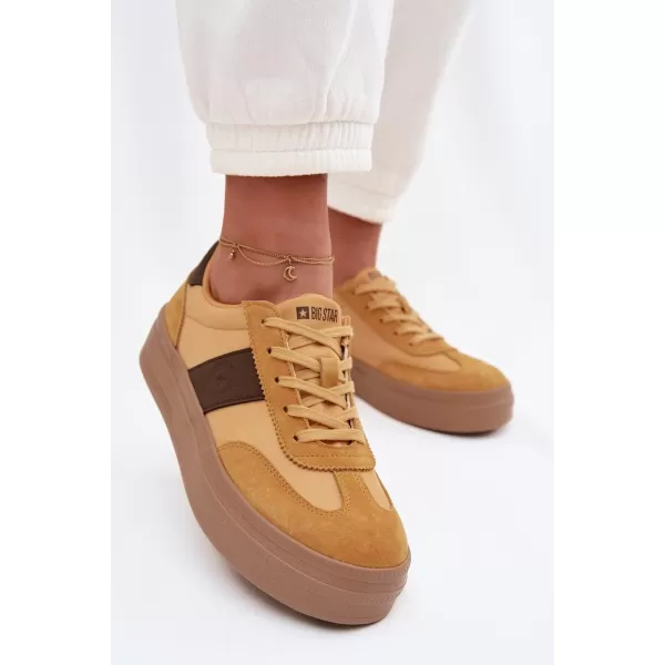  Dámske tenisky BIG STAR TT274166 YELLOW Big Star Shoes 