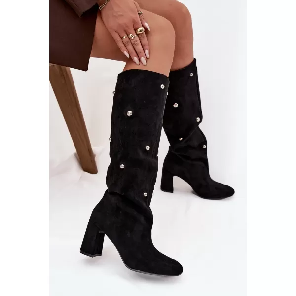  Dámske čižmy BOTO LUCINDA 40117 BLACK 