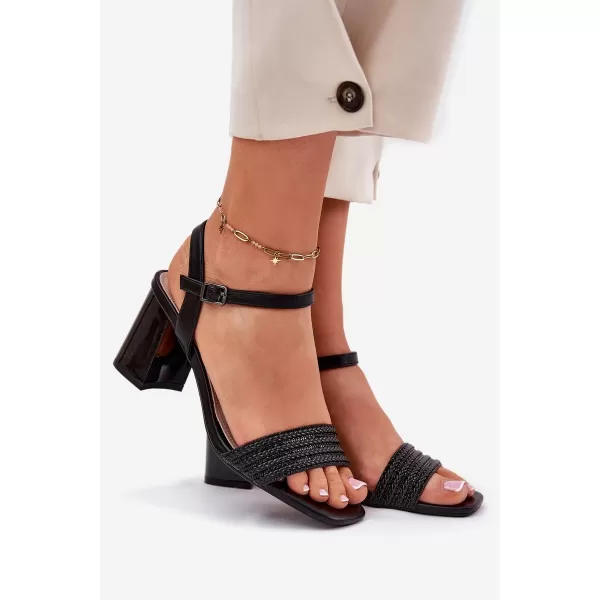 Dámske sandále VINCEZA 62228 BLACK 