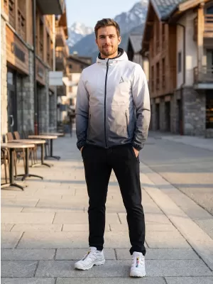 Pánska softshellová bunda premium ALTISPORT VOJ/ALM126JACK01 ČIERNOBIELA
