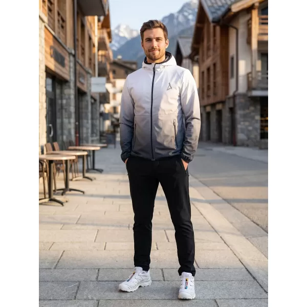  Pánska softshellová bunda premium ALTISPORT VOJ/ALM126JACK01 ČIERNOBIELA 