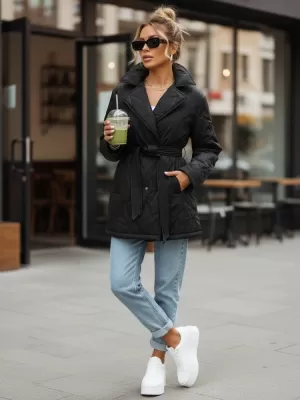 Dámska bunda DSTREET TY5588 ČIERNA