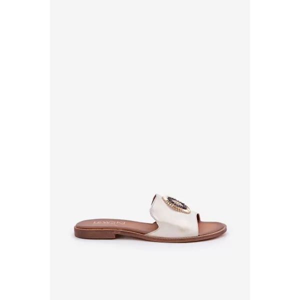  Dámske šľapky BOTO O 35305 WHITE 