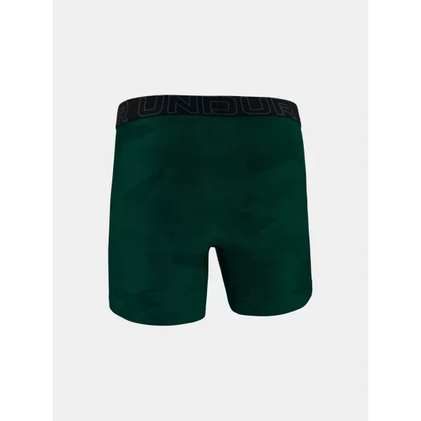  Pánske boxerky UNDER ARMOUR UA PERFORMANCE TECH - PRINT 6IN - 1PK 1383875-338 ZELENÁ 