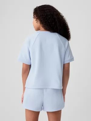 Detské tričko GAP RAGLAN PULLOVER 427789-01 BICOASTAL BLUE