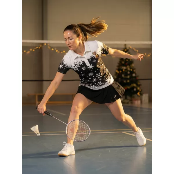  Dámske vianočné tričko s prémiovým golierom ALTISPORT VOJ/ALWVN3TR05 BIELA 