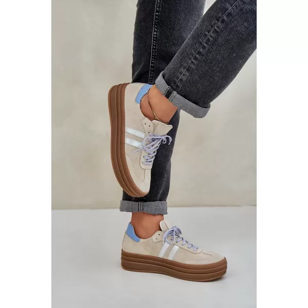  Dámske topánky ZAZOO N1068S4 BEIGE 