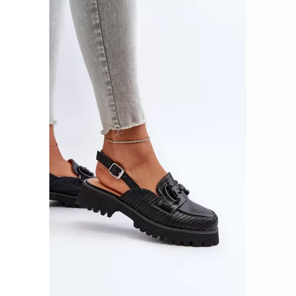  Dámske sandále D&A MR38-656 BLACK 