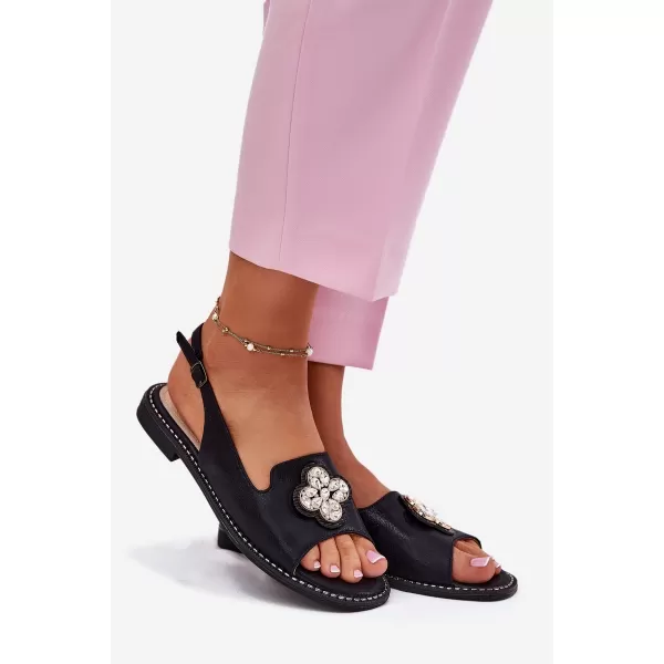  Dámske sandále S.BARSKI KV51-080 BLACK 