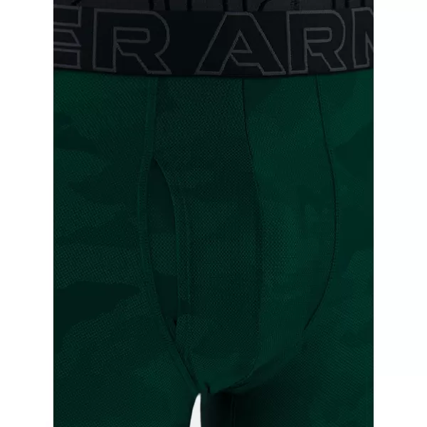  Pánske boxerky UNDER ARMOUR UA PERFORMANCE TECH - PRINT 6IN - 1PK 1383875-338 ZELENÁ 