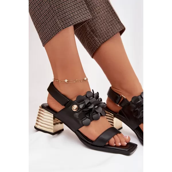  Dámske sandále D&A CR61-3062 BLACK 