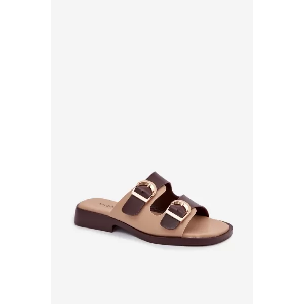  Dámske nazúvaky BOTO DANELLE 41337 COFFEE/BEIGE 
