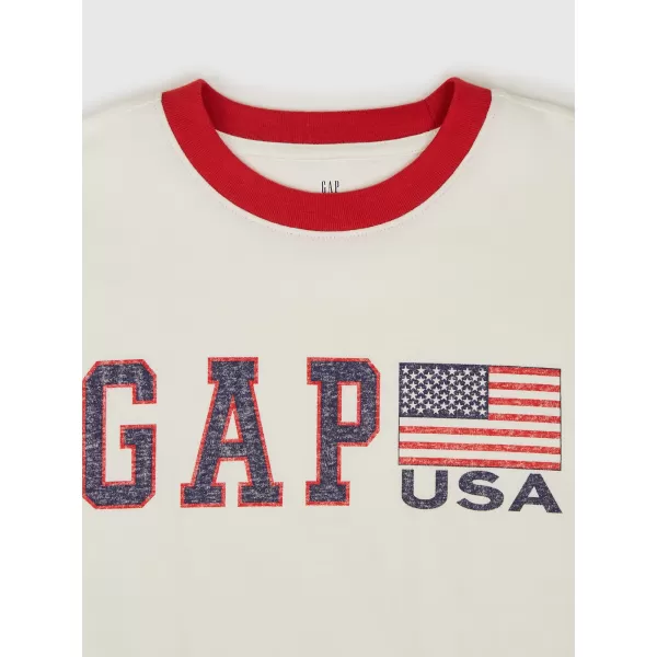  Detské tričko GAP LOGO TEE 779647-00 NEW OFF WHITE 