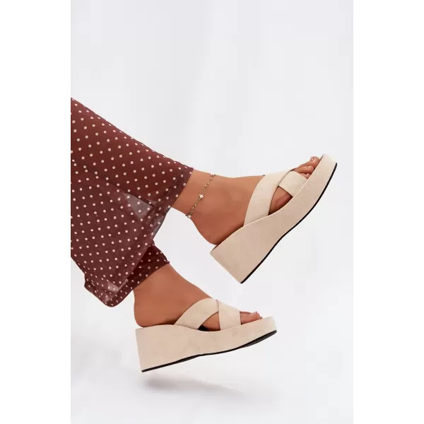  Dámske šľapky BOTO CALORINE 41357 BEIGE 
