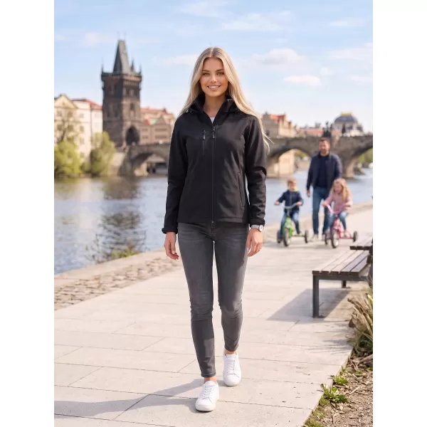  Dámska softshellová bunda ALTISPORT NoPrint NP/ALW945 EBONY GRAY 