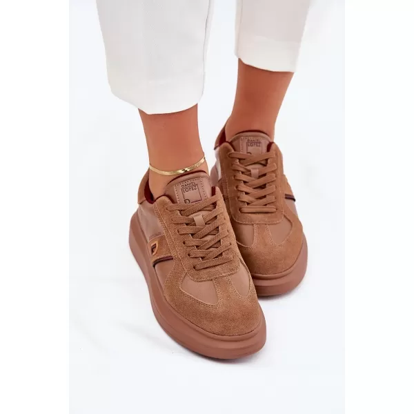  Dámske tenisky LOPEZ JUST DARE SS2D4005 BROWN/BEIGE Daniel Lopez Just Dare 