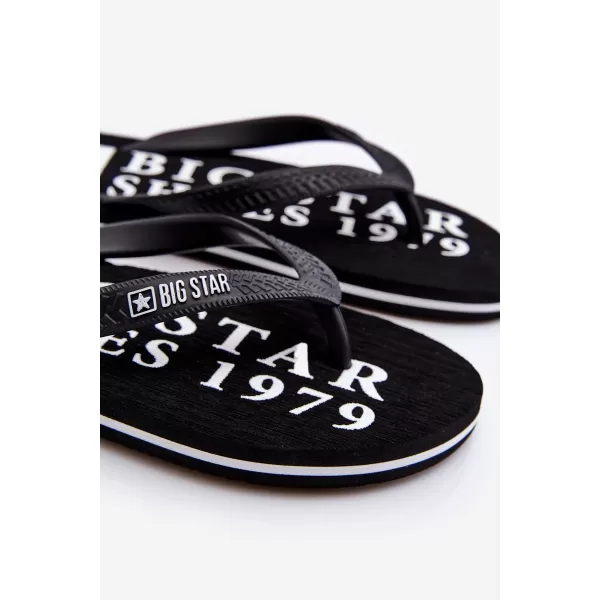  Pánske žabky BIG STAR LL174444 BLACK Big Star Shoes 