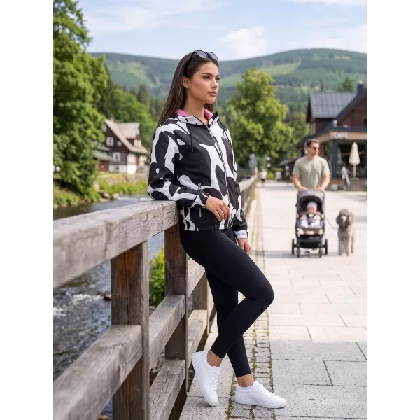  Dámska bunda ALTISPORT HELSIE ČIERNA/BIELA 