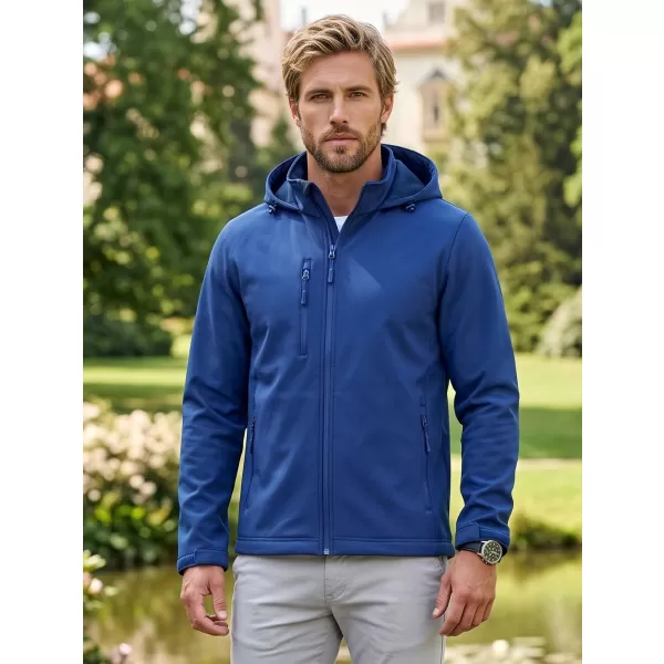  Pánska softshellová bunda ALTISPORT NoPrint NP/ALM845 KRÁĽOVSKY MODRÁ 