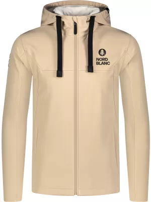 Pánska softshellová mikina NORDBLANC CANOPY NBSSM8340 BÉŽOVÁ