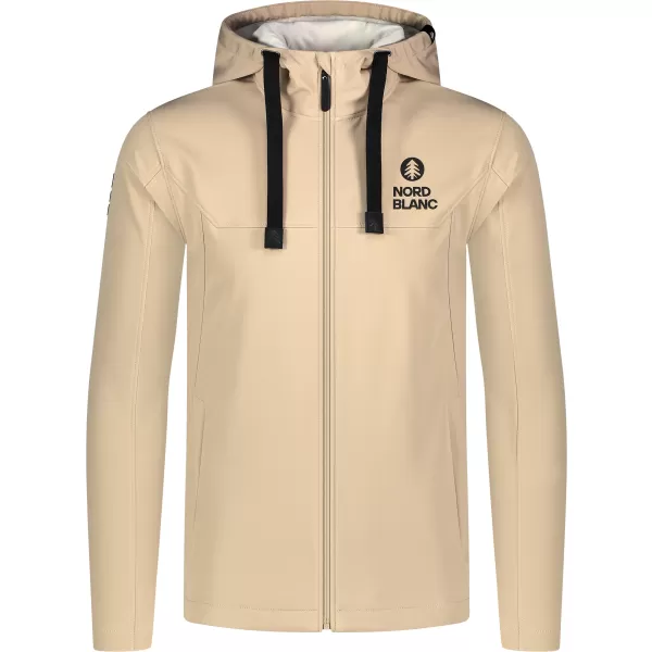  Pánska softshellová mikina NORDBLANC CANOPY NBSSM8340 BÉŽOVÁ 