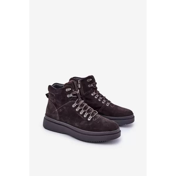  Pánske topánky BIG STAR OO174189 BROWN/BEIGE Big Star Shoes 