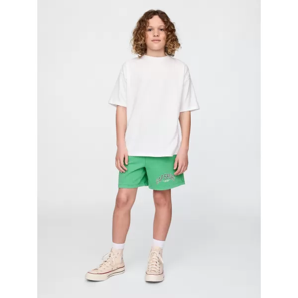  Detské kraťasy GAP LOGO SWEATSHORTS 782454-00 GALLANT GREEN 