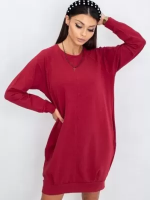 Dámske šaty BASIC FEEL GOOD RV-TU-5184.93P BURGUNDY