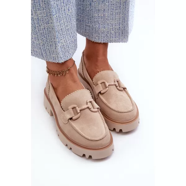  Dámske mokasíny D&A TW117 BEIGE 