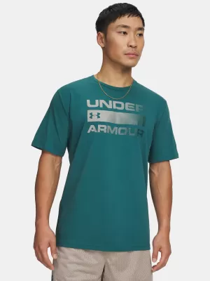 Pánske tričko UNDER ARMOUR TEAM ISSUE WORDMARK SS 1329582-338 ZELENÁ