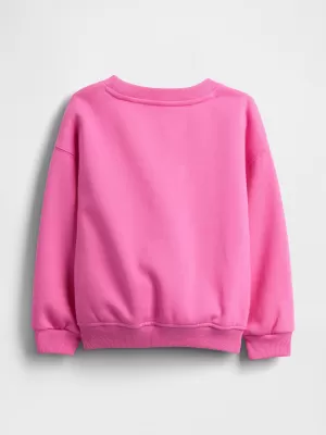 Detská mikina GAP LOGO SWEATSHIRT 816550-03 PHOEBE PINK