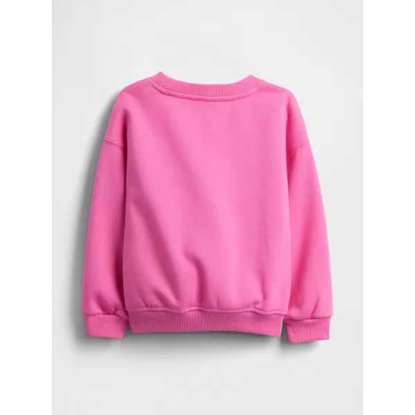  Detská mikina GAP LOGO SWEATSHIRT 816550-03 PHOEBE PINK 