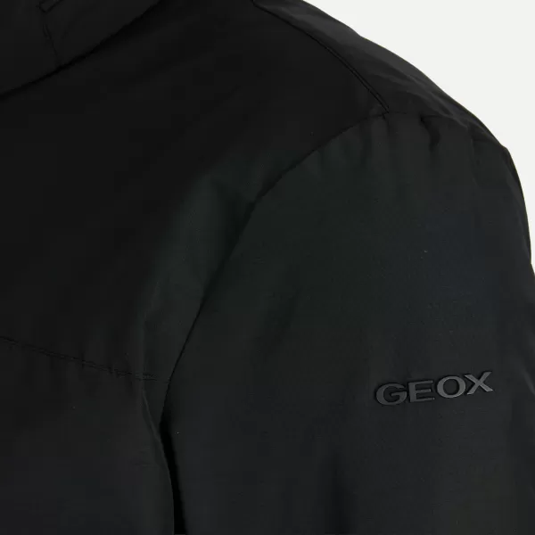  Pánska bunda GEOX VINCIT G014350 ČIERNA 