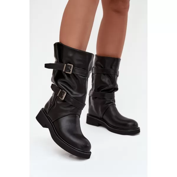  Dámske čižmy BOTO HALVESSA 39588 BLACK 